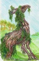 Hanging moss tree dragon
